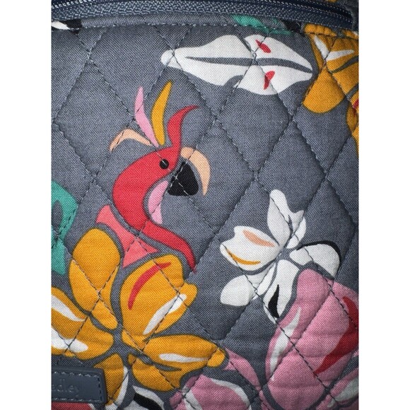 Vera Bradley Essential Laptop Backpack Coastal Paradise Gray NWOT main image 9